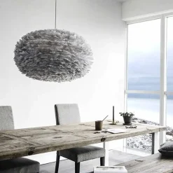 Leen Bakker Umage Eos X-large lampenkap light grey - Ø 75 cm