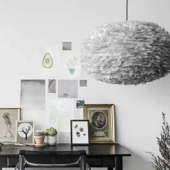 Leen Bakker Umage Eos X-large lampenkap light grey - Ø 75 cm