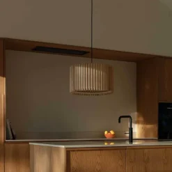 Lampenkappen-Leen Bakker Umage Komorebi Large Lampenkap Dark Oak