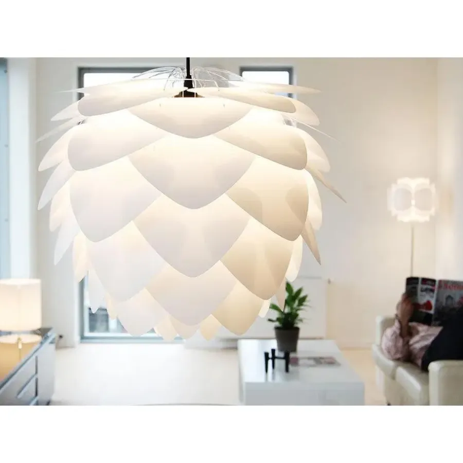 Lampenkappen-Leen Bakker Umage Silvia Medium lampenkap white - Ø 50 cm