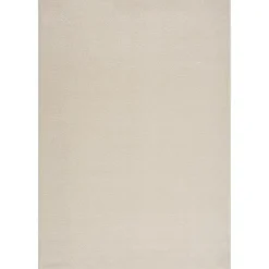 Vloerkleden|Laagpolige Vloerkleden-Muratap Uni Effen Laagpolig Vloerkleed Modern Creme - 200x290 CM