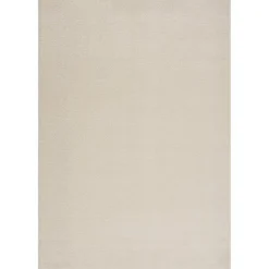 Vloerkleden|Laagpolige Vloerkleden-Muratap Uni Effen Laagpolig Vloerkleed Modern Creme - 200x290 CM