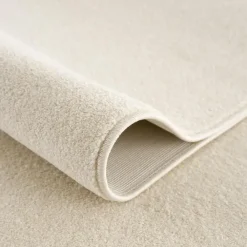 Vloerkleden|Laagpolige Vloerkleden-Muratap Uni Effen Laagpolig Vloerkleed Modern Creme - 200x290 CM