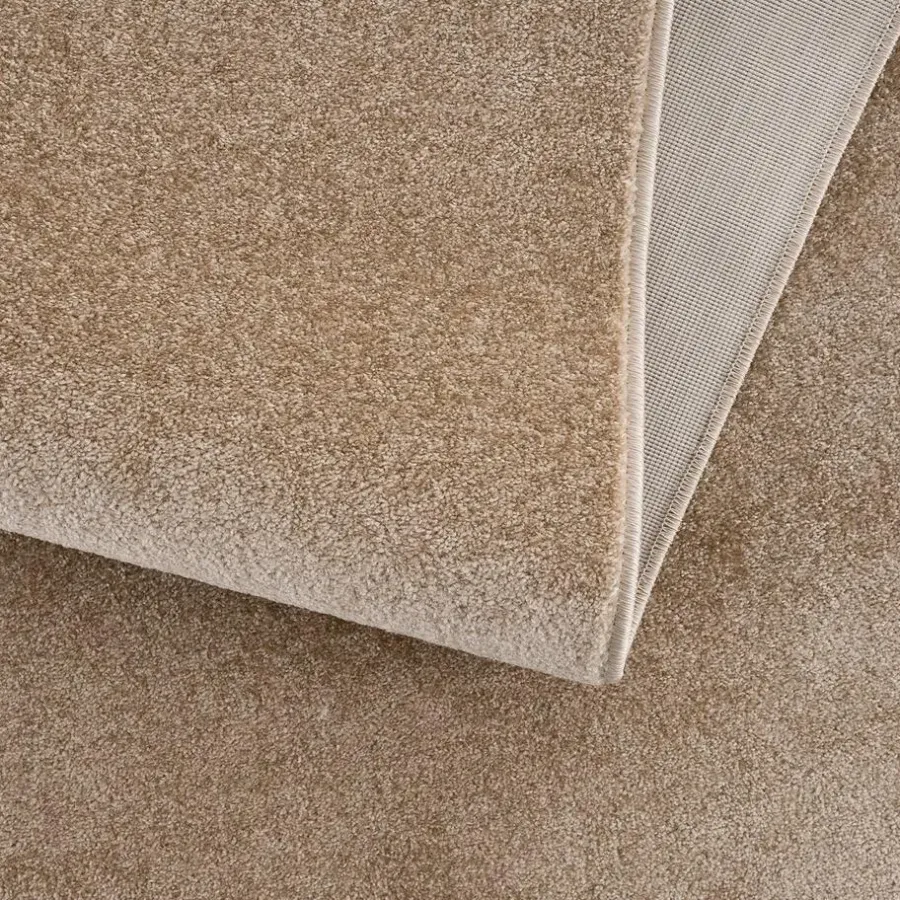 Muratap Uni Effen Laagpolig Vloerkleed Modern Beige - 300x400 CM