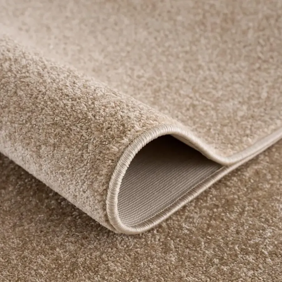 Muratap Uni Effen Laagpolig Vloerkleed Modern Beige - 300x400 CM