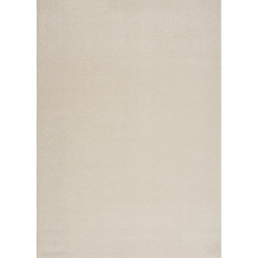 Muratap Uni Effen Laagpolig Vloerkleed Modern Creme - 300x400 CM