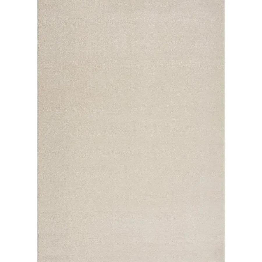 Muratap Uni Effen Laagpolig Vloerkleed Modern Creme - 300x400 CM