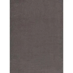 Muratap Uni Effen Laagpolig Vloerkleed Modern Grijs - 240x340 CM