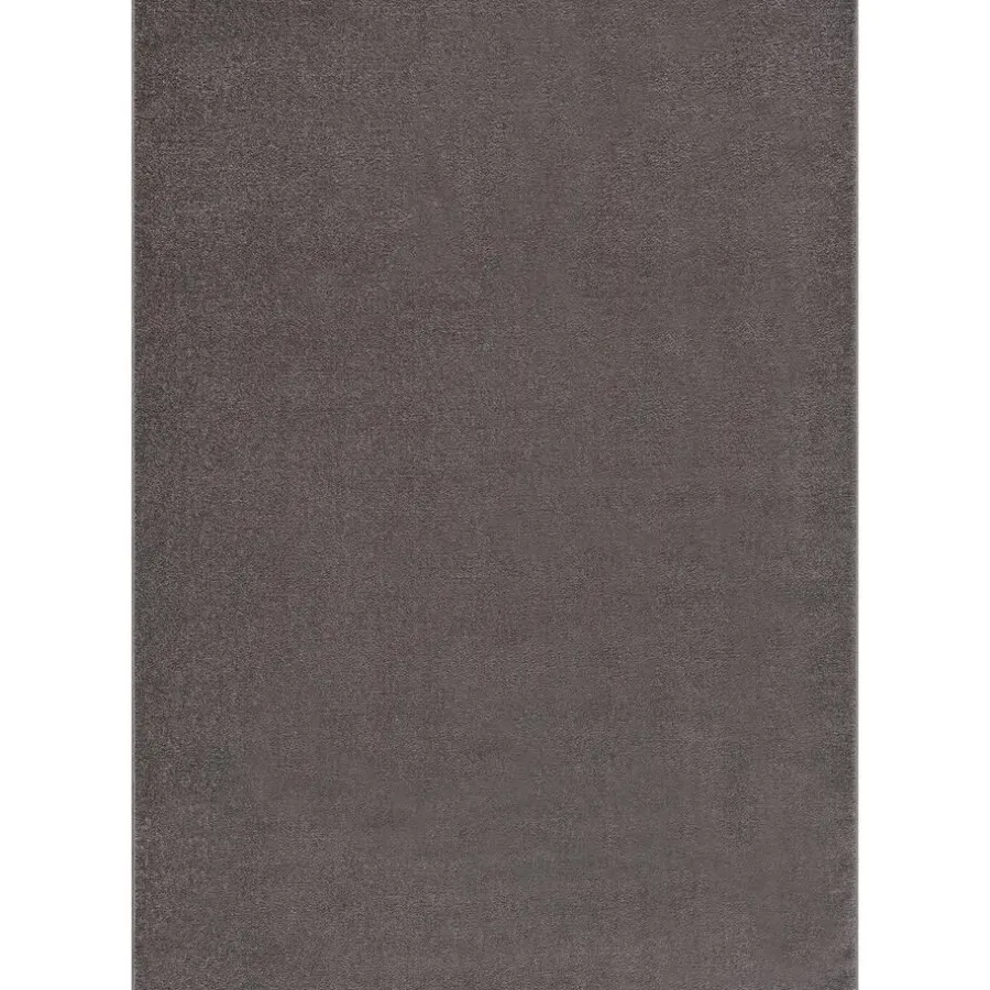 Muratap Uni Effen Laagpolig Vloerkleed Modern Grijs - 240x340 CM