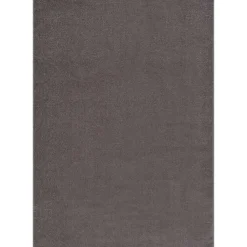 Muratap Uni Effen Laagpolig Vloerkleed Modern Grijs - 240x340 CM
