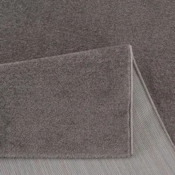 Muratap Uni Effen Laagpolig Vloerkleed Modern Grijs - 240x340 CM