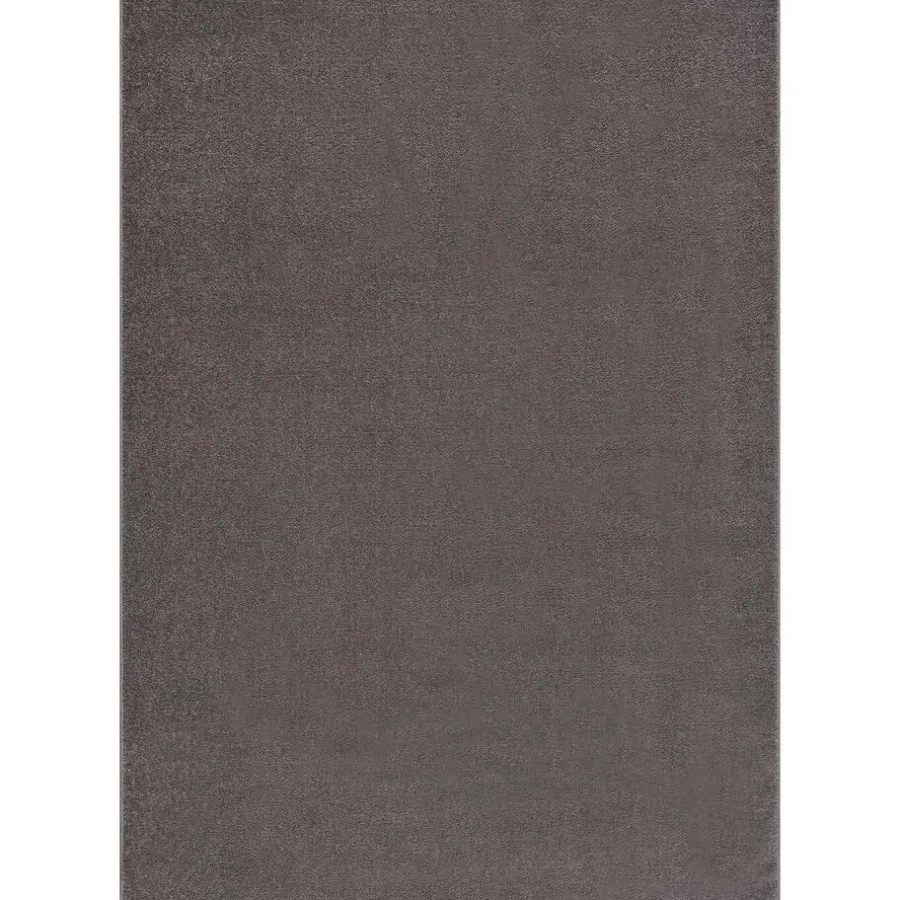 Laagpolige Vloerkleden-Muratap Uni Effen Laagpolig Vloerkleed Modern Grijs - 200x290 CM