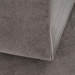 Laagpolige Vloerkleden-Muratap Uni Effen Laagpolig Vloerkleed Modern Grijs - 200x290 CM