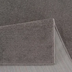 Laagpolige Vloerkleden-Muratap Uni Effen Laagpolig Vloerkleed Modern Grijs - 200x290 CM