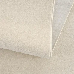 Laagpolige Vloerkleden-Muratap Uni Effen Laagpolig Vloerkleed Modern Creme - 240x340 CM