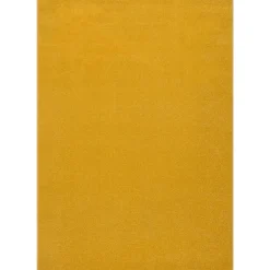 Laagpolige Vloerkleden-Muratap Uni Effen Laagpolig Vloerkleed Modern Geel - 120x170 CM