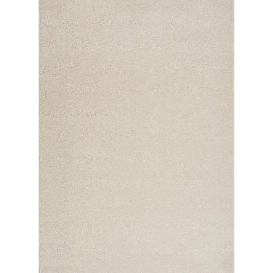 Muratap Uni Effen Laagpolig Vloerkleed Modern Creme - 140x200 CM