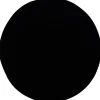 Muratap Uni Rond Effen Laagpolig Vloerkleed Modern Zwart - 120 CM ROND