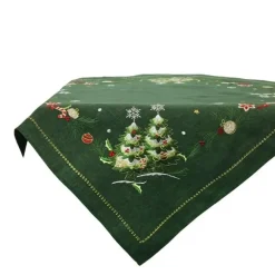 Tafelkleden-Unique Living - Embroiderie Serena - 85x85cm - Multikleur