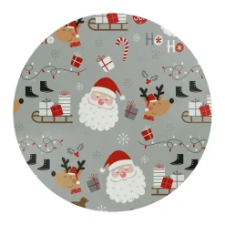 Placemats-Unique Living - Placemat Present - Ø38cm - Grijs
