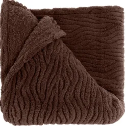 Plaids-Unique Living - Plaid Clio 150x200cm - Rocky Brown