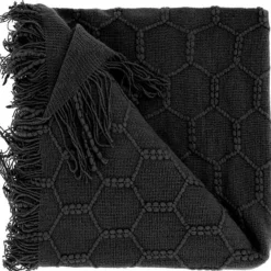 Plaids-Unique Living - Plaid Fee Black - 127x152cm