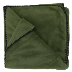 Plaids-Unique Living - Plaid Jade 140x180cm - Winter Green
