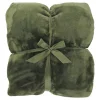 Plaids-Unique Living - Plaid Silke 150x200cm - Winter Green