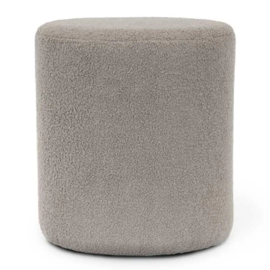Unique Living - Poef Teddy - 35x38cm - Chateau Grey