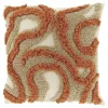 Sierkussens-Unique Living - Sierkussen Calin 45x45cm - Orange Flame