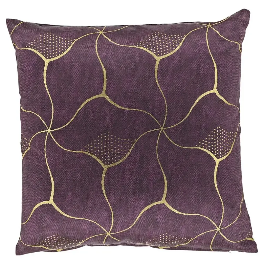 Sierkussens-Unique Living - Sierkussen Celina 45x45cm - Dark Purple