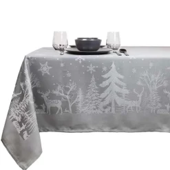 Tafellopers-Unique Living - Tafelkleed Rody - 150x300cm - Grey