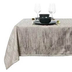 Tafelkleden-Unique Living - Tafelkleed Neomi 145x200cm - Taupe