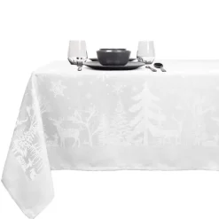 Tafellopers-Unique Living - Tafelkleed Rody - 150x250cm - White