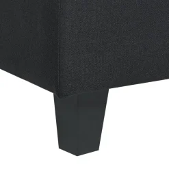Beliani UNSTAD - Hocker - Zwart - Polyester