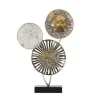 Beelden-Beliani URANIUM - Decofiguur - Zilver - Metaal