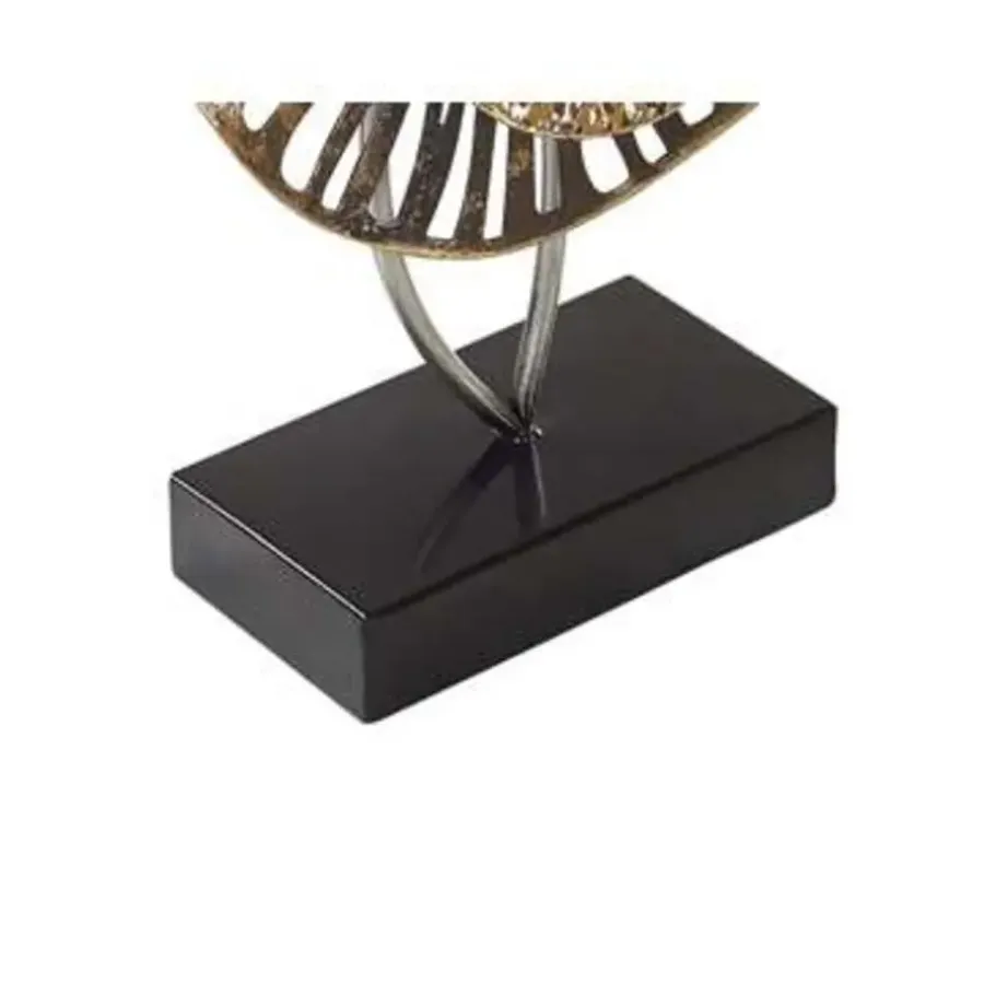 Beelden-Beliani URANIUM - Decofiguur - Zilver - Metaal