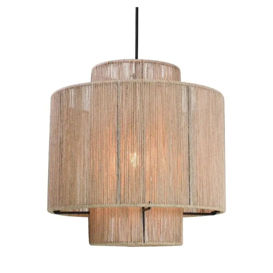 Hanglampen-Urban Interiors - Hanglamp - Diro Jute - Ø36