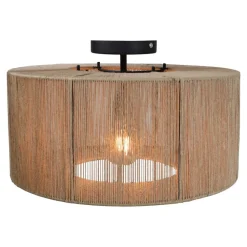 Urban Interiors - Plafondlamp - Drum Jute - Ø45