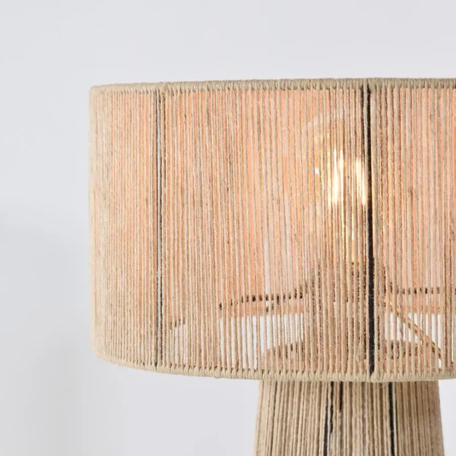Tafellampen-Urban Interiors - Tafellamp Diro Jute 43x30 naturel