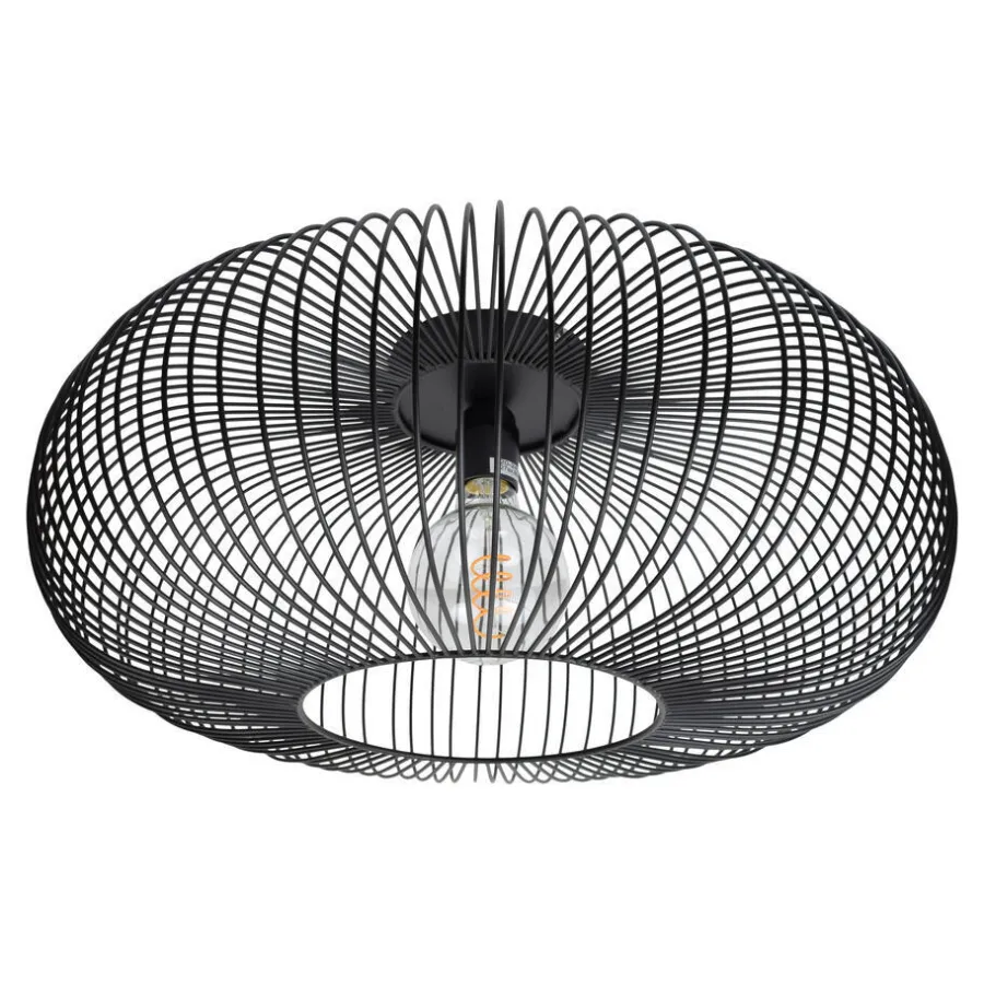 Urban Interiors Meya plafondlamp XL – Metaal – Zwart – Ø50