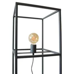 Staande Lampen-Urban Interiors Vloerlamp Frame - H 120 cm - B 30 cm - zwart