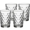 Waterglazen-Urban Living Drinkglazen Athene - 4x stuks - glas - 200 ml