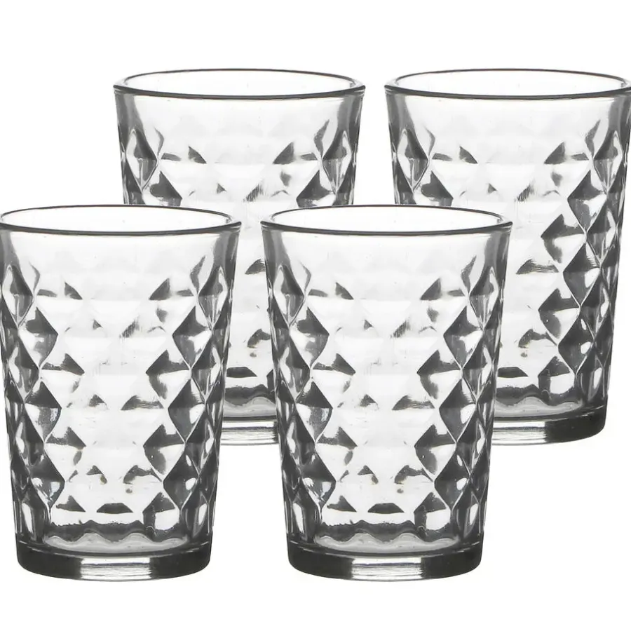 Waterglazen-Urban Living Drinkglazen Athene - 4x stuks - glas - 200 ml