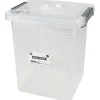 Urban Living Opberg box - 11 ltr - 27 x 25x27cm - deksel en clips