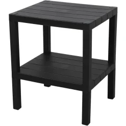 Wandrekken-Urban Living Opbergrek - zwart - kunststof - 39 x 33 x 45 cm