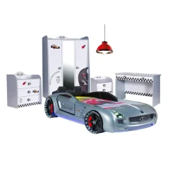 Leen Bakker V Power kledingkast auto Wit