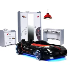 Leen Bakker V Power kledingkast auto Wit