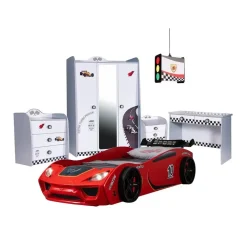 Leen Bakker V Power kledingkast auto Wit