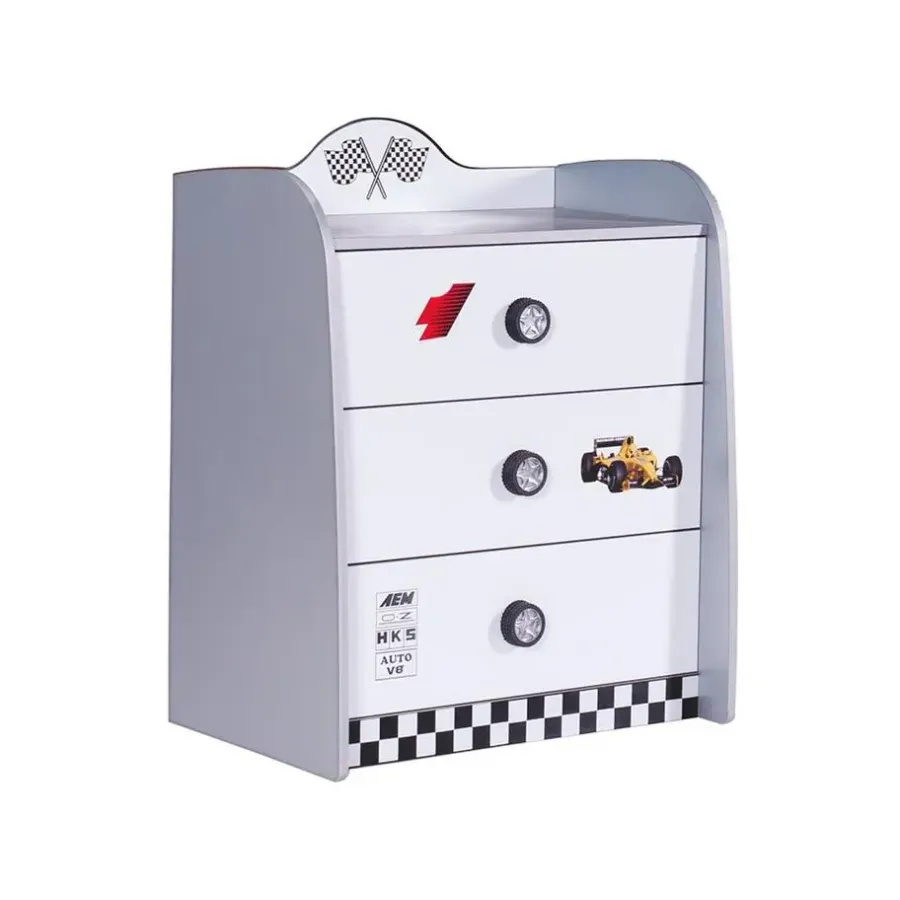 Ladekasten|Ladekasten-Leen Bakker V Power ladekast commode auto Wit